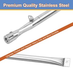 Derurizy Stainless Steel Grill Burner Tubes Replacement for North American