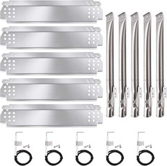 Grill Heat Plates Burners Igniters Stainless Steel Kit for Nexgrill 4/5 Burner