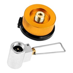 1 Set Conversion Adapter Camping Gas Stove Adaptor Valve Canister Gas Convertor