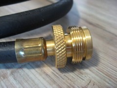 4′ TableTop Gas Grill Hose & Adapter Universal Fit To Most Propane Cylinders