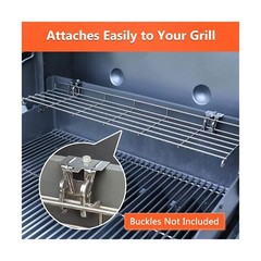 QuliMetal Stainless Steel Grill Warming Rack for Weber Genesis II 300 Series …
