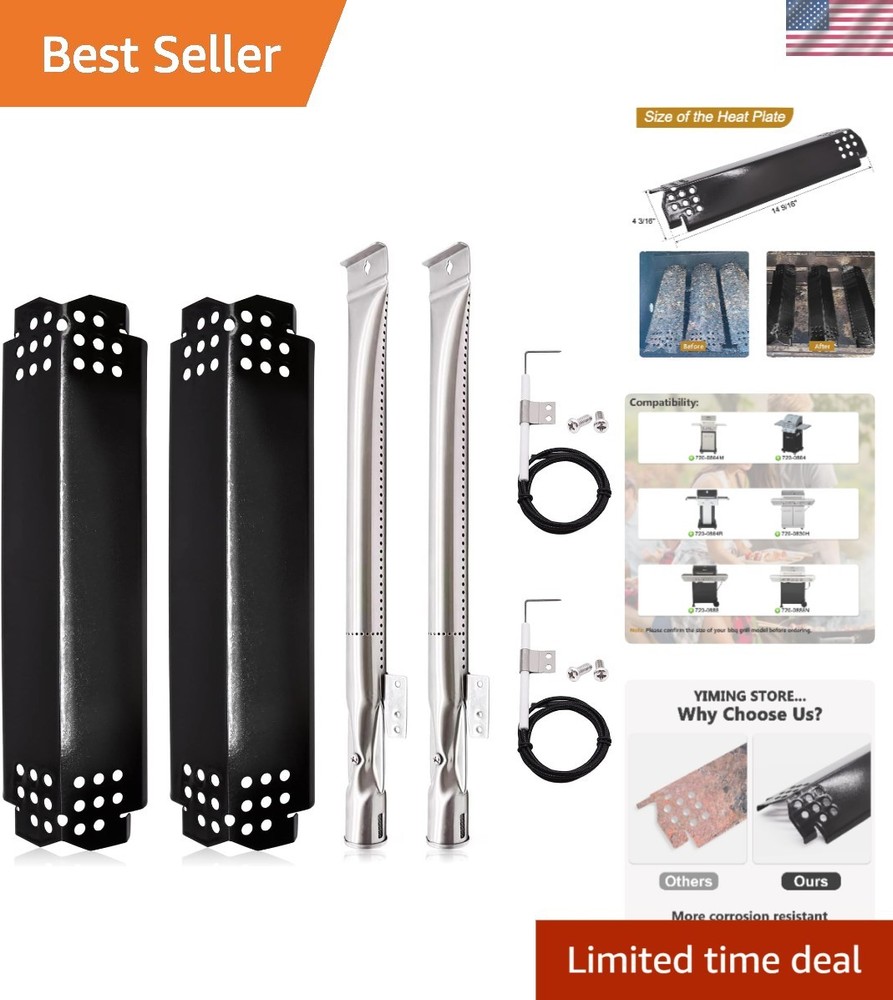 Versatile Nexgrill Replacement Parts – Heat Shields, Burners & Igniters Included