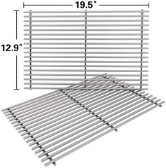 Grill Cooking Grates 2pcs 19.5″ Stainless for Weber Genesis S320 E310 E320 S310