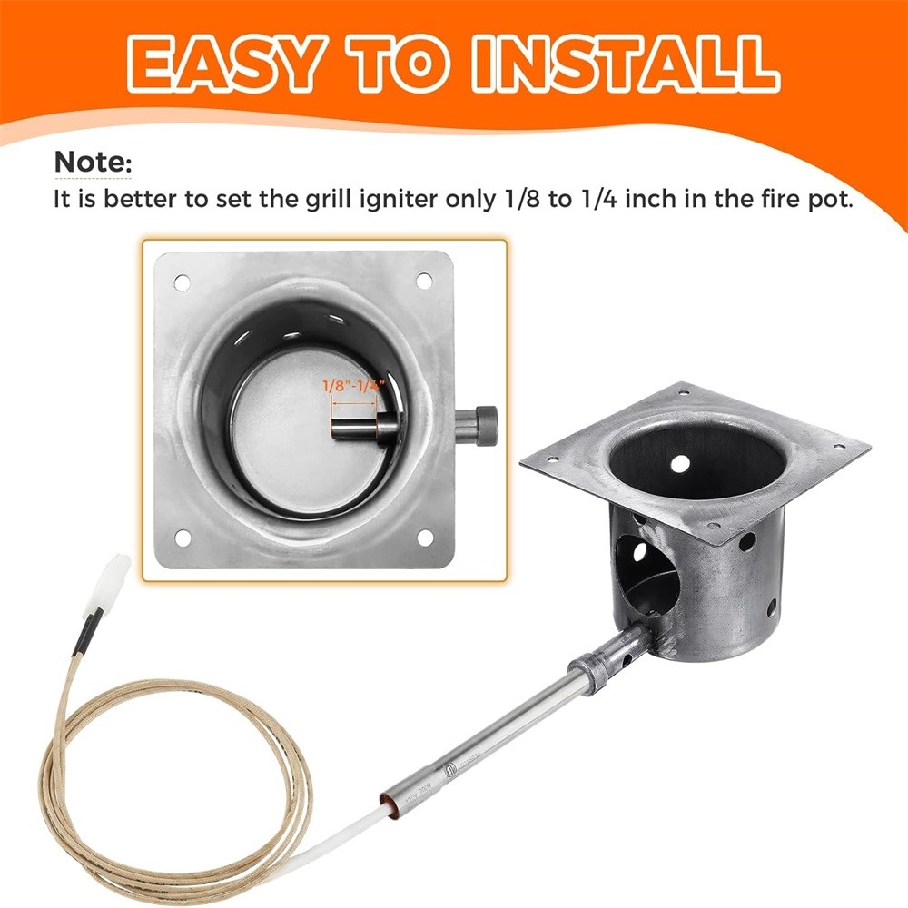 2 Pack Hot Rod Igniters Kit Compatible with Pitboss Pellet Grill 120 Volt