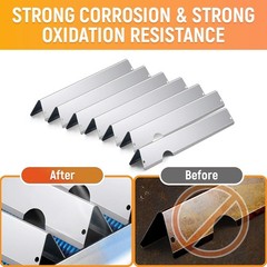 Grill Flavorizer Bars Heat Deflectors BBQ Gas Grill Replacement Parts for Web…