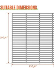 1 Pack 50051 Grill Steel Wire Cooking Grid Rock Grates Replacement Parts for …