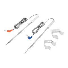 2Pcs Meat Probe Temp Probe for Thermopro Thermometers TP04 TP06 TP06S TP-07S