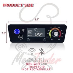 Trapezoid Digital Control Board Replacement Part for Pit Boss Copper Series Wood