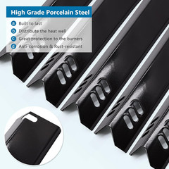 Grill Heat Plates Shield for Dyna-Glo DGF510SBP, DGF510SSP, Backyard Grill BY13-