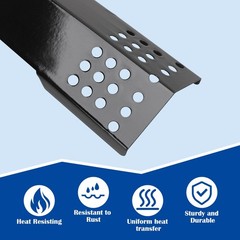 SafBbcue Heat Plates for Monument 4-Burner 41847NG 24367 35633 24633 Gas Gril…