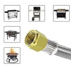 Adequate Length 5FT For Gas Cooker Regulator Hose Compatible with Heaters