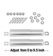Hisencn 4-Pack 304 SS Universal Gas Grill Carryover Tubes Crossover