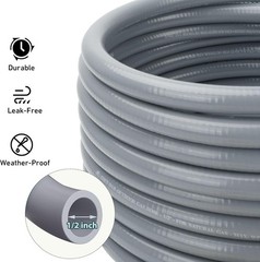 12FT 3/4″ Natural Gas Hose For NG/LP Propane Appliances, Grill (Hose Only)