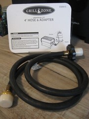 4′ TableTop Gas Grill Hose & Adapter Universal Fit To Most Propane Cylinders