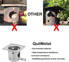 Fire Burn Pot Stainless Steel Replacement for Traeger Pit Boss Pellet Grills