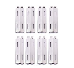 8 Pack Stainless Steel Heat Plates and Stainless Steel Grill Burners Replacement