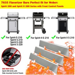 15.3 Flavorizer Bars Replacement for Weber 7635 Spirit I GS4 Spirit 2 200 Series