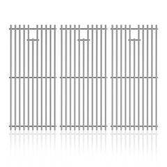 3pcs Stainless Steel Grill Cooking Grates, 17″x23.1″ Replacement Parts for Charb