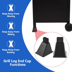 70-01-275 Leg End Cap Grill Replacement Parts for Dyna Glo Grill Replacement Leg