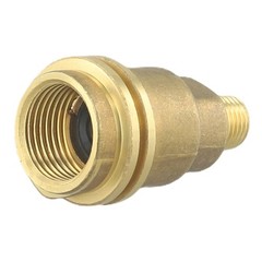 Propane Gas Connector Adapter with 1/2 Inch Male Pipe Thread Easy Connection