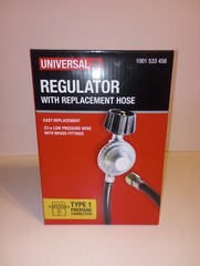 Universal Propane Replacement Regulator w/ Hose(Tested.Works.No Leaks.Open Box)