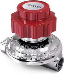 Adjustable Propane Regulator Valve 0 to 20PSI QCC LP LPG High Pressure Adjust…
