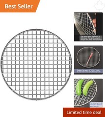 Effortless Cleanup 12-Inch Stainless Steel Grill Pan Rack – Strong and Reliable