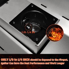 Upgraded Fire Burn Pot and Hot Rod Ignitor Kit Replacement Parts for Traeger,…