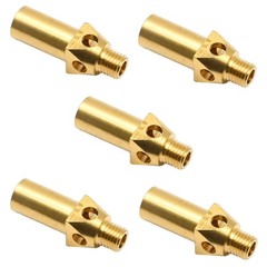 5Pcs Propane Natural Gas Burner Jet Brass Nozzles M8X1Propane Burner Head Spa…