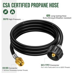 New Propane Regulator Hose Replacement Outdoor Indoor for Mr. Heater Big Buddy
