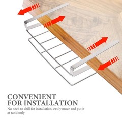 Housoutil Hanging Cutting Board Stand, Stainless Steel Chopping Board Rack, O…