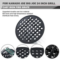 BJ-MFG24 11.5 Inch Charcoal Fire Grate for Kamado Joe Big Joe 24” Grill Cast …