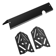 8-Pack 17in Porcelain-Enameled Steel Flavorizer Bars & Heat Deflectors