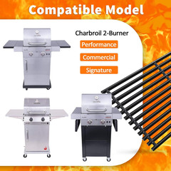 Cooking Grate 17 X 8 3/4 for Charbroil 2 Burner 466642316 463642316 463644220