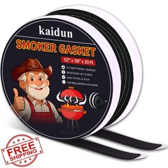 kaidun Smoker Gasket 1/2×1/8″ 10Ft 2pk