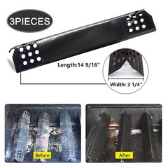 Set of 3 Heat Plate Shields for Nexgrill 720-0830H 720-0783E 720-0896B Grill …