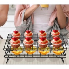 Collapsible Cooling Rack with Folding Legs for Oven Baking Roasting and Drying