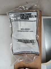 Carrier 48VL660001 Burner Support Kit New-Old Stock