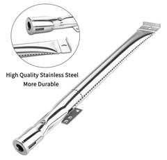 BBQ-Element Stainless Steel Grill Burner Tubes Replacement 4 Burner, Silver