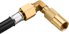 Propane Elbow Adapter, Low Pressure 3/8″ Male Flare Propane Elbow Fitting for Bl