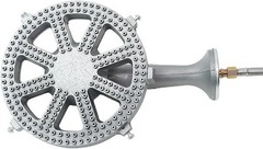 DIY Propane Burner Head Cast Iron SH16RH with Brass Fitting & Accessories