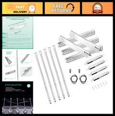 Grill Replacement Parts for 5 & 4 Burner Grills – Burners, Heat Plates & Tubes