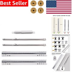 Heavy Duty Stainless Steel Burner & Heat Plate Kit for Charbroil 2 Burner Grills
