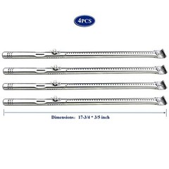 4 Burner Gas Grill Burner Tubes Heat Plates Igniters Crossover Kit Stainless