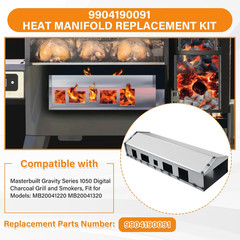 Heat Manifold Replacement Kit for Masterbuilt Gravity Series 1050 Digital Charco