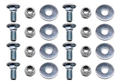 8 Pack 710-0451 Stainless Steel Replacement Nuts/Bolts Fits MTD