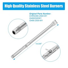 Replacement Grill Parts for 2-Burner Gas Grill, 17″ Emitter Plates, Heat Tents &