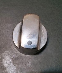BBQ Char-Broil Grill Chrome Plastic Knob DIYG651-0044-W1 D=2″