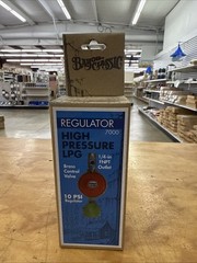 LPG Propane Regulator- Control Valve -High Pressure- 10 PSI -Bayou Classic 7000