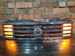 JDM Nissan Cube Z11 AUTECH Chrome Front Grill Grille Mask With Lamps Lights
